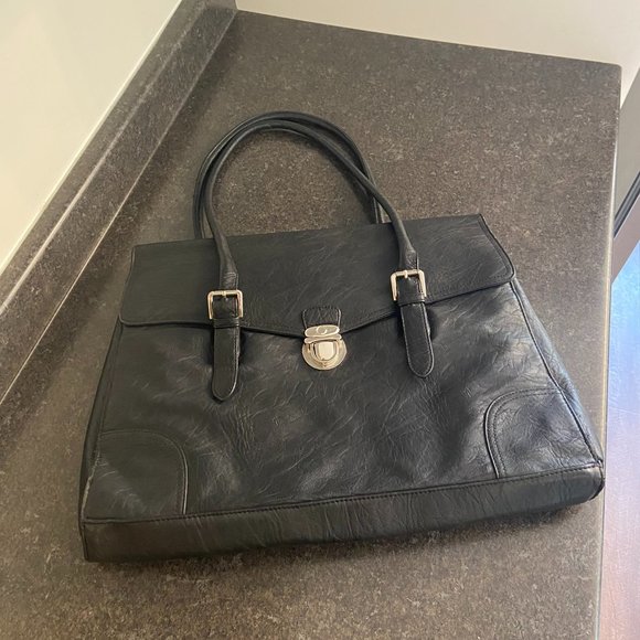 Baci Italy Leather Satchel - Picture 2 of 13